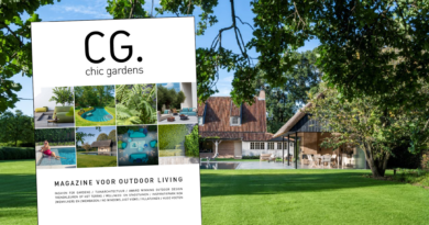 Chic Gardens - voorjaarseditie 2023. Hét magazine bomvol nieuwe ideeën voor het buitenleven. Chic Gardens, Outdoor living & Outdoor design.