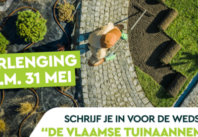 Verlenging t.e.m. 31 mei! Schrijf je nu in voor de wedstrijd "Vlaamse Tuinaannemer 23/24"
