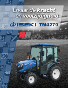 Ervaar de kracht en veelzijdigheid van de Iseki TM4270-reeks