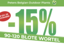 Profiteer van 15% korting op haagplanten bij Peters Belgian Outdoor Plants!